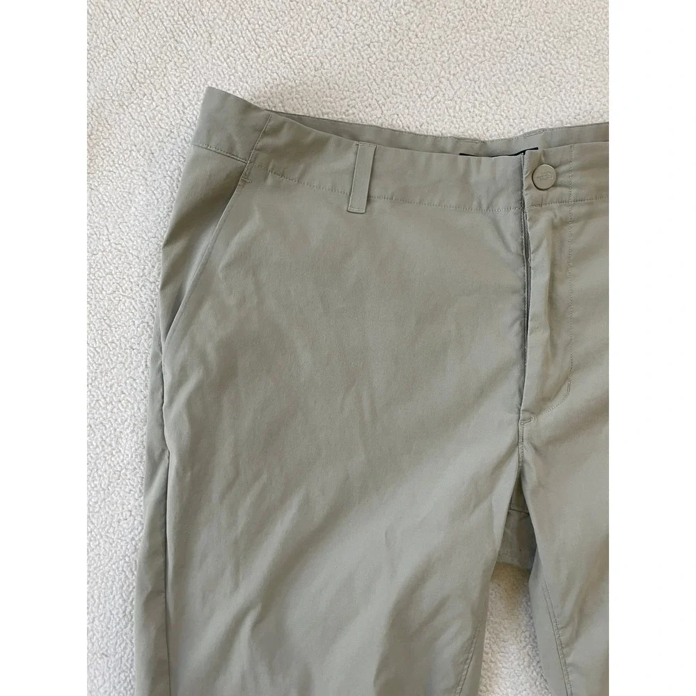 The North Face Mens 38 Paramount Trail Hiking Pants Tan Straight Leg Stretch‎